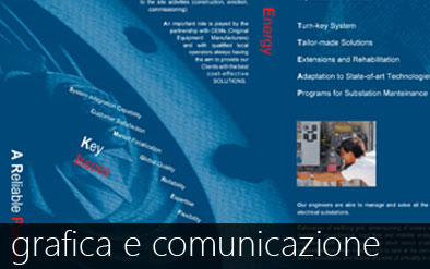 progettazione grafica di brochure, depliant,loghi e marchi, studio dell'immagine coordinata aziendale