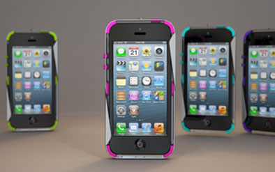 design, progettazione, rendering di case per iphone, accessori per elettronica